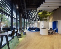 现代生态办公室装修 - 上海办公室装修案例 消防设计 装修报建