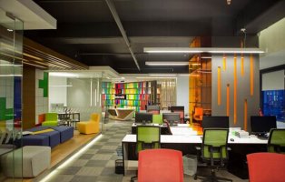 文化创意公司办公室装修 - 上海办公室装修案例 消防设计 装修报建