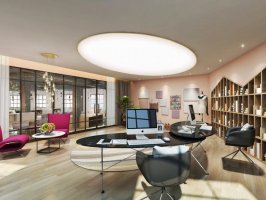 经理办公室装修效果图 - 上海办公室装修案例 消防设计 装修报建