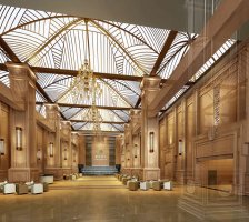 银行大厅及办公室装修效果图 - 上海办公室装修案例 消防设计 装修报建