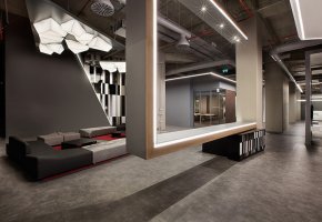 文化创意公司办公室装修效果图 - 上海办公室装修案例 消防设计 装修报建