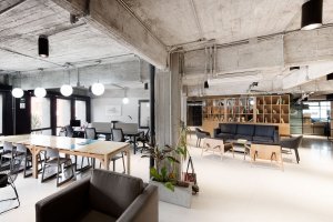 工业风简约办公室装修 - 上海办公室装修案例 消防设计 装修报建