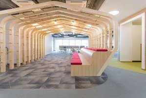 互联网公司装修效果图 - 上海办公室装修案例 消防设计 装修报建