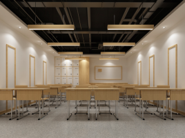 培训机构办公室装修效果图 - 上海办公室装修案例 消防设计 装修报建