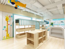 母婴店装修效果图 - 上海办公室装修案例 消防设计 装修报建