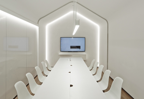 未来式办公室装修效果图 - 上海办公室装修案例 消防设计 装修报建