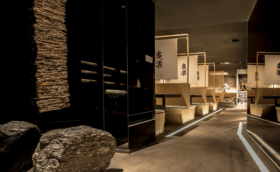 日料店装修效果图 - 上海办公室装修案例 消防设计 装修报建