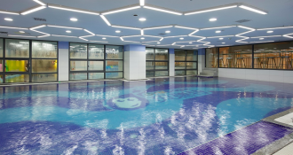 上海徐汇区漕宝路亲子游泳馆装修效果图 - 上海办公室装修案例 消防设计 装修报建