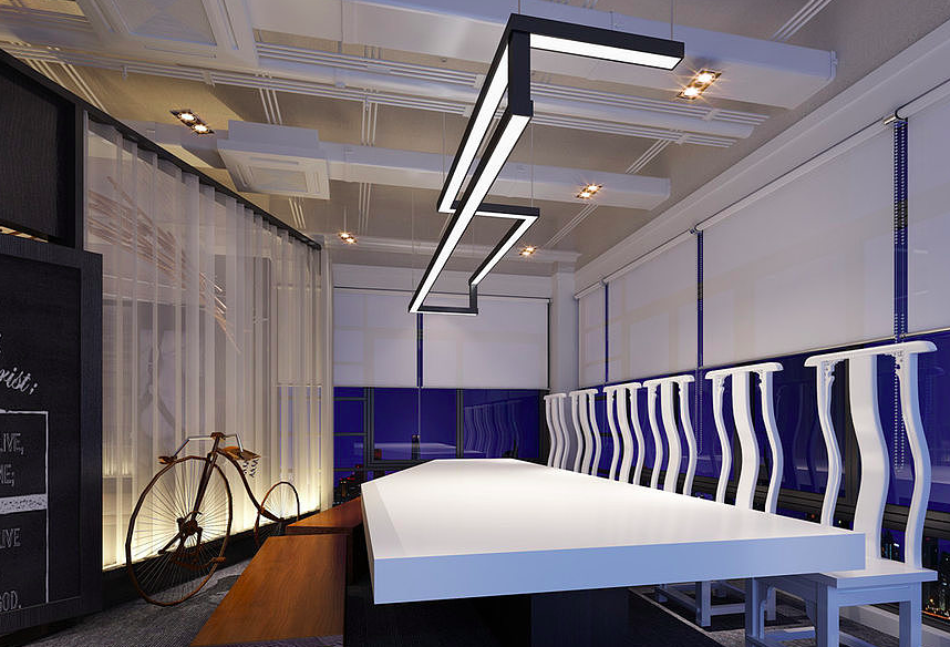 闵行区浦江镇科技广场科技办公室装修效果图 - 上海办公室装修案例 消防设计 装修报建