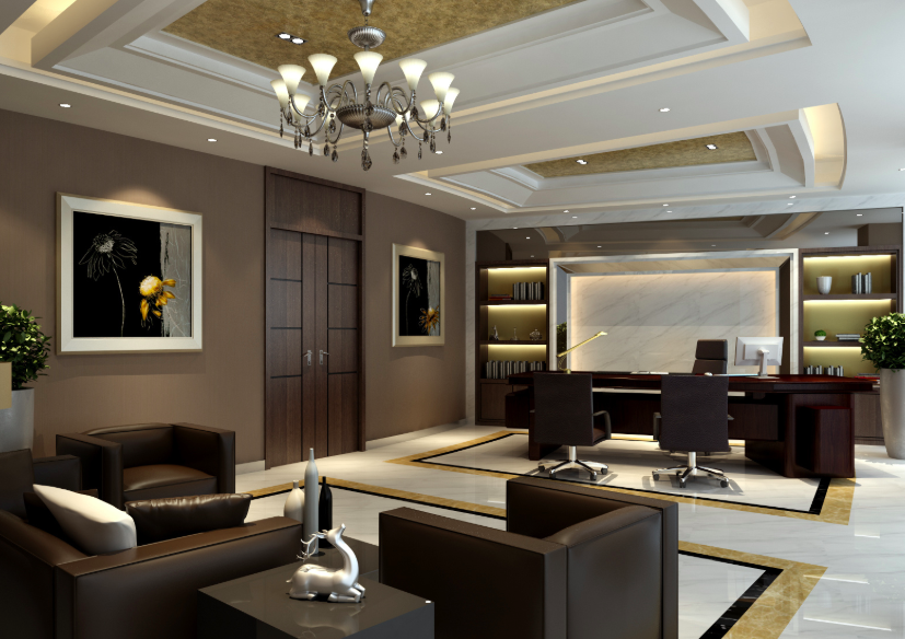 上海普陀区中环国际地产公司办公室装修 - 上海办公室装修案例 消防设计 装修报建