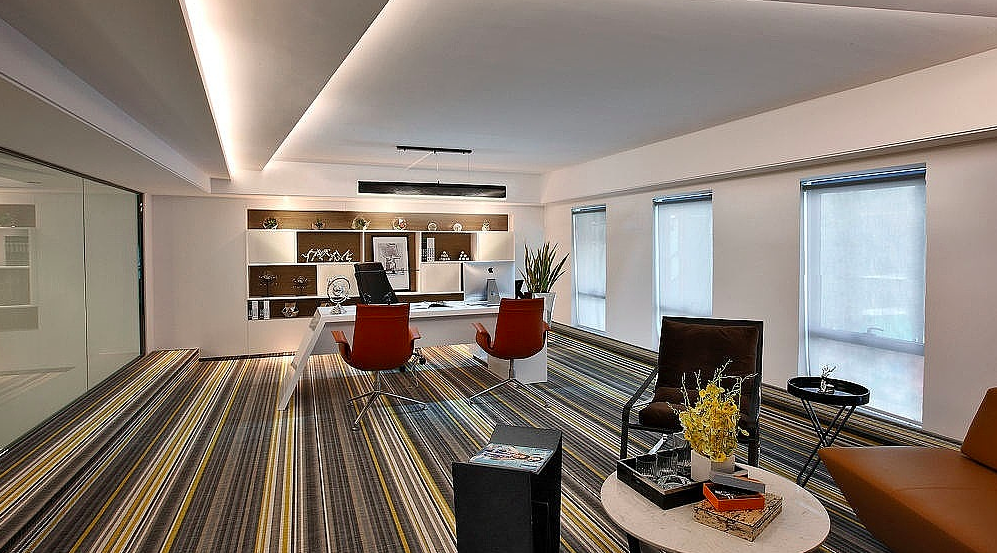 上海徐汇区腾飞大厦科技公司办公室装修 - 上海办公室装修案例 消防设计 装修报建