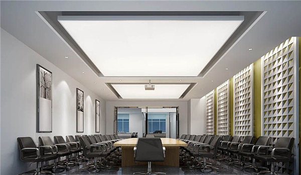 上海市长宁区集团公司办公室装修效果图 - 上海办公室装修案例 消防设计 装修报建