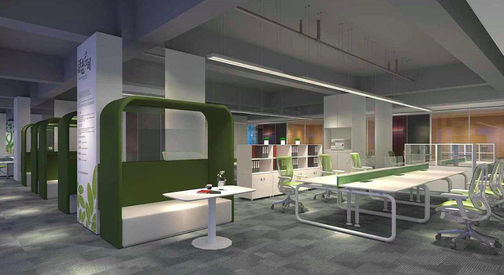 宝山区家具公司办公室装修效果图 - 上海办公室装修案例 消防设计 装修报建