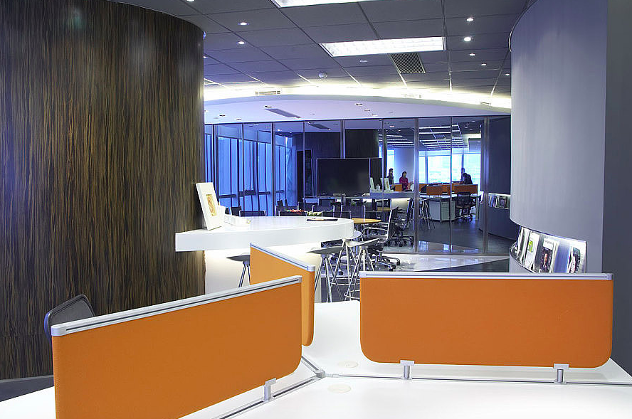 徐汇区外资企业办公室装修效果图 - 上海办公室装修案例 消防设计 装修报建