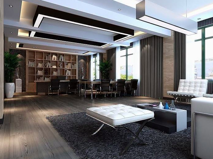 上海杨浦区房地产公司办公室装修 - 上海办公室装修案例 消防设计 装修报建