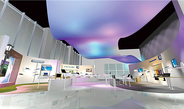 未来感科技公司办公室装修效果图 - 上海办公室装修案例 消防设计 装修报建