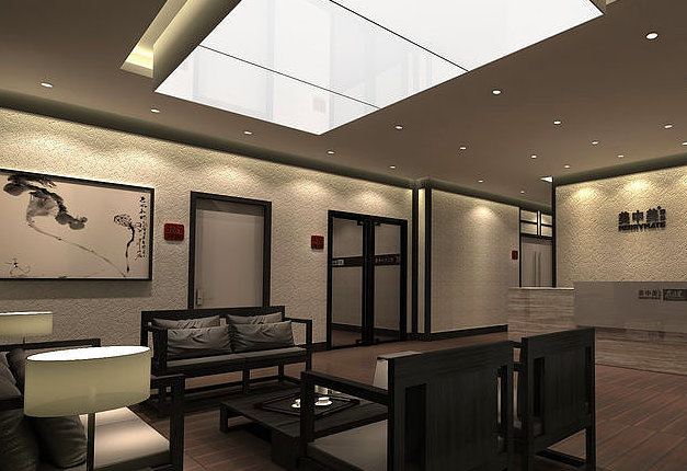 中高端写字楼办公室装修效果图 - 上海办公室装修案例 消防设计 装修报建