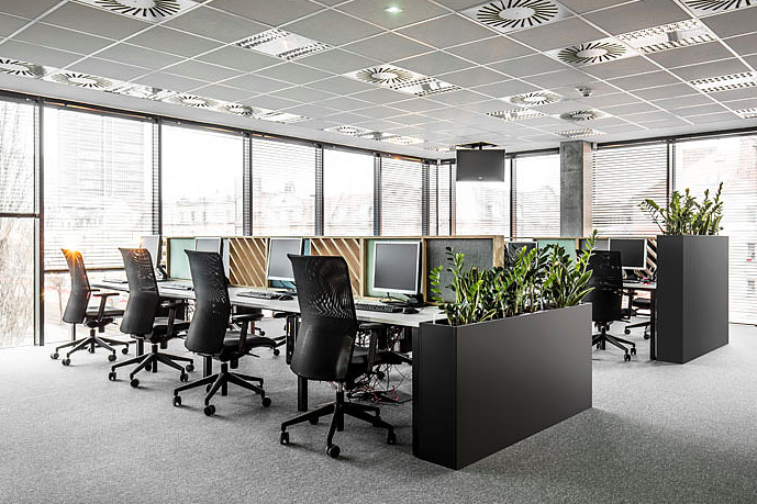 联合办公办公室装修效果图 - 上海办公室装修案例 消防设计 装修报建