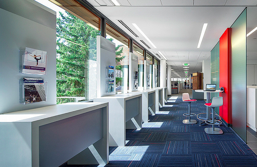 时尚现代风办公室装修效果图 - 上海办公室装修案例 消防设计 装修报建