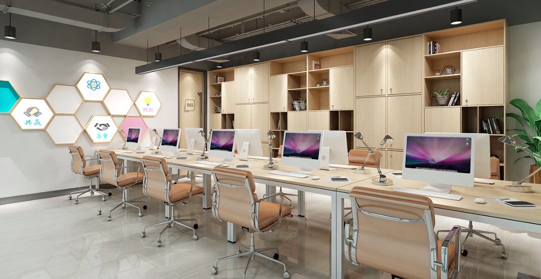 徐汇区漕河泾生物科技有限公司办公室效果图 - 上海办公室装修案例 消防设计 装修报建