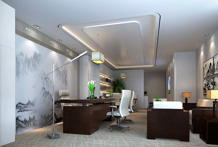 青浦区虹桥世界中心地产公司办公室装修 - 上海办公室装修案例 消防设计 装修报建