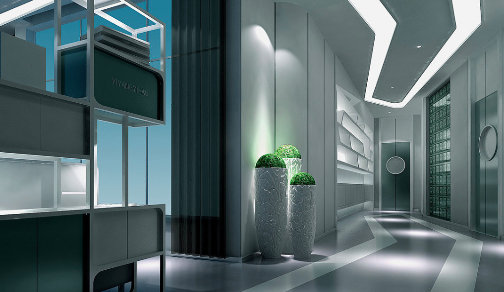 金山区美容护理公司办公室装修效果图 - 上海办公室装修案例 消防设计 装修报建