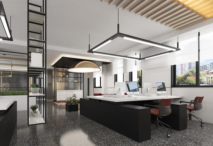 黄浦区2000平集团公司简约风办公室装修效果图 - 上海办公室装修案例 消防设计 装修报建