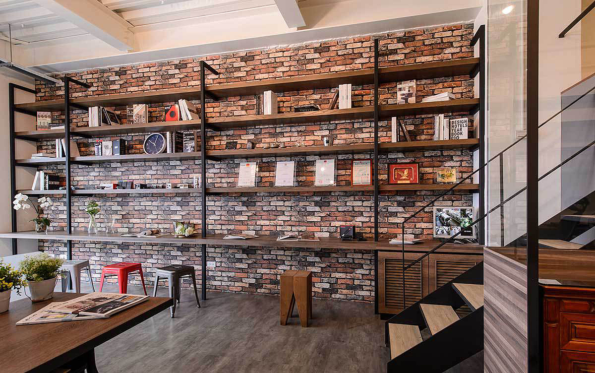 Loft工作室装修效果图 - 上海办公室装修案例 消防设计 装修报建