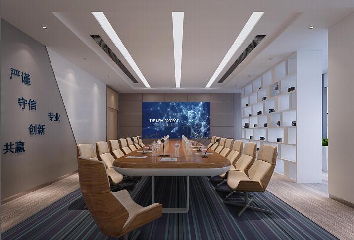 黄浦区云科技公司办公室装修效果图 - 上海办公室装修案例 消防设计 装修报建