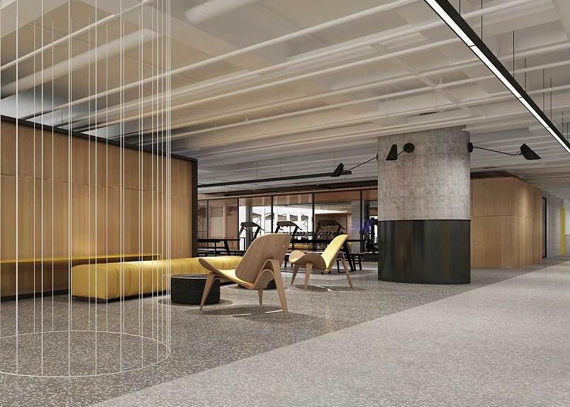 黄浦区投资咨询公司办公室装修效果图 - 上海办公室装修案例 消防设计 装修报建