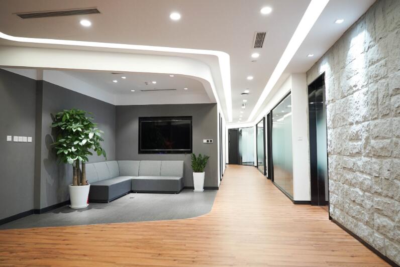 杨浦区4A写字楼集团办公室装修效果图 - 上海办公室装修案例 消防设计 装修报建