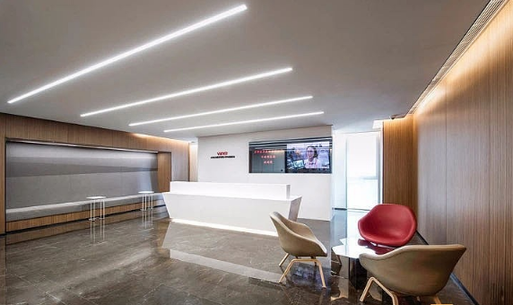 虹口区简约工业风办公室装修效果图 - 上海办公室装修案例 消防设计 装修报建