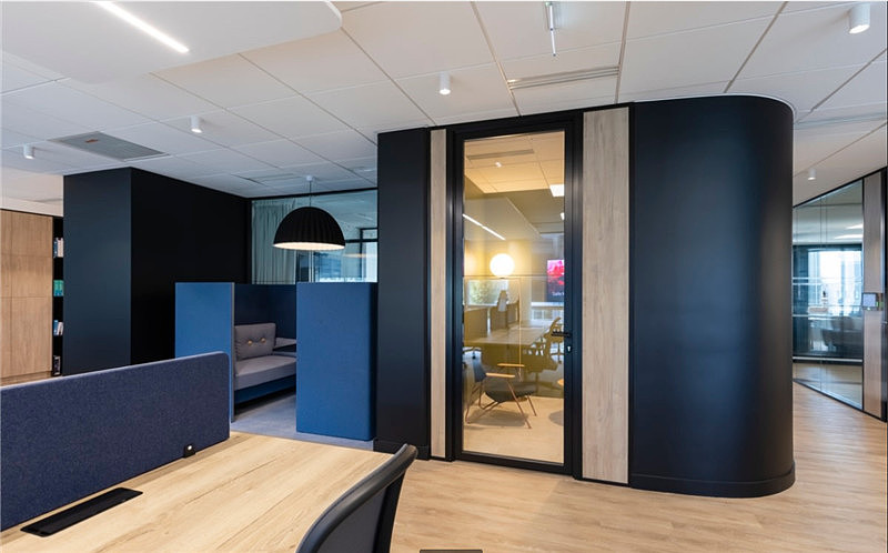 上海办公室装修-普陀区星光耀广场办公室装修效果图 - 上海办公室装修案例 消防设计 装修报建