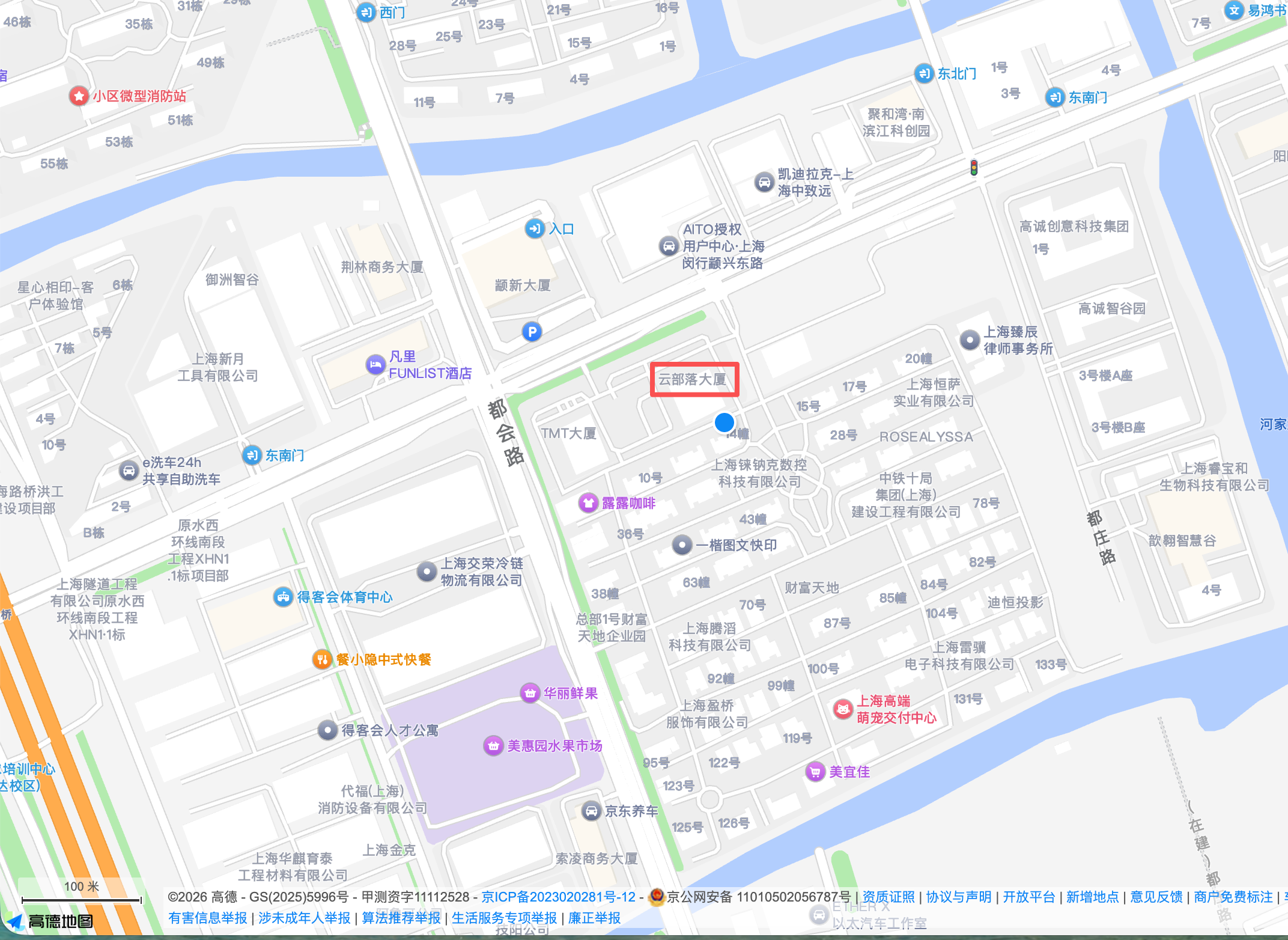 公司位置地图